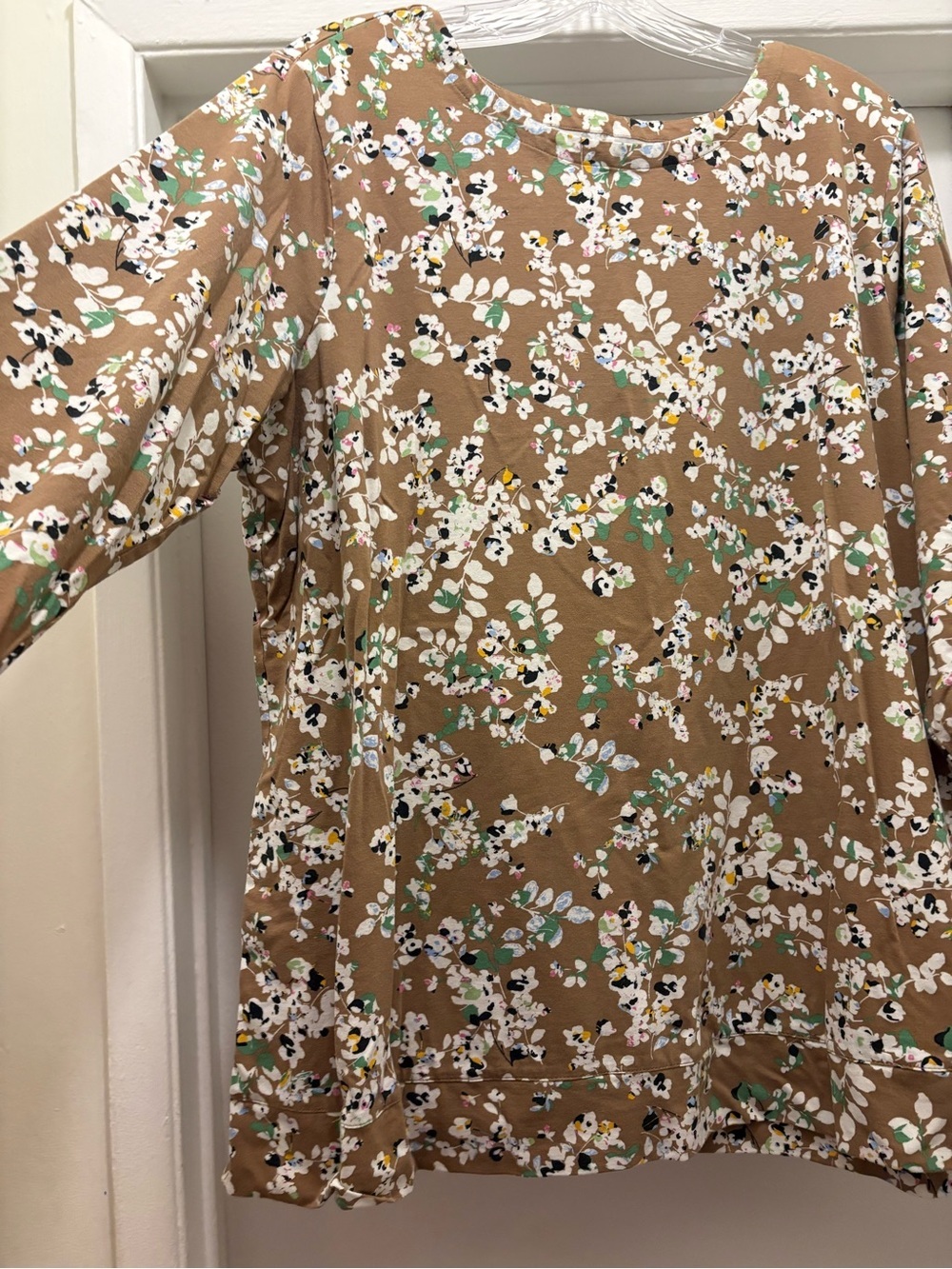 J.Jill Luxe Supima Cotton Blend Floral Crew-Neck Tunic Women’s 2X Everyday,Boho - Picture 2 of 13